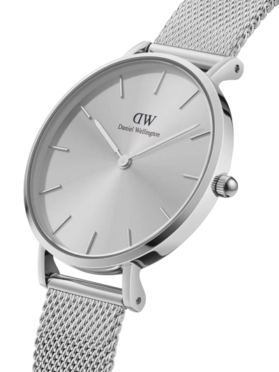 Shop Daniel Wellington Petite Unitone 32mm In Silber