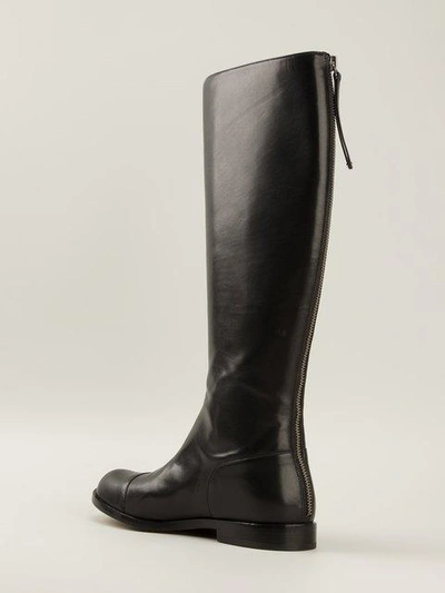 Shop Marc By Marc Jacobs Back Zip Riding Boots