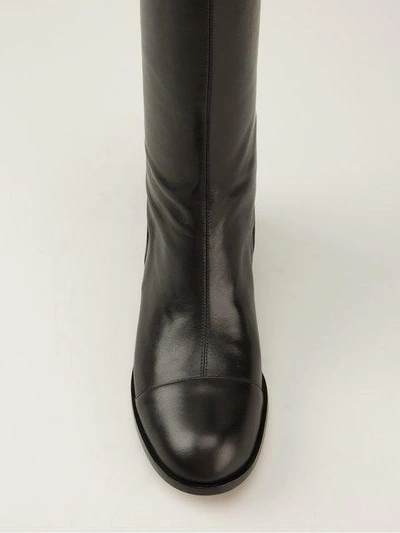 Shop Marc By Marc Jacobs Back Zip Riding Boots