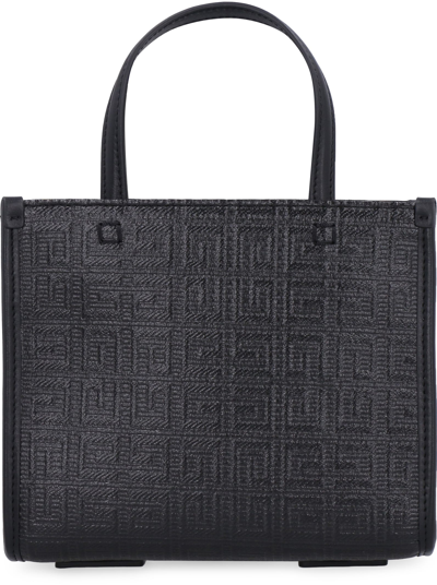 Shop Givenchy G Canvas Mini Tote Bag In Black