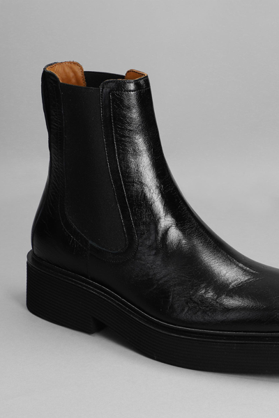 Shop Marni Ankle Boots In Black Leather