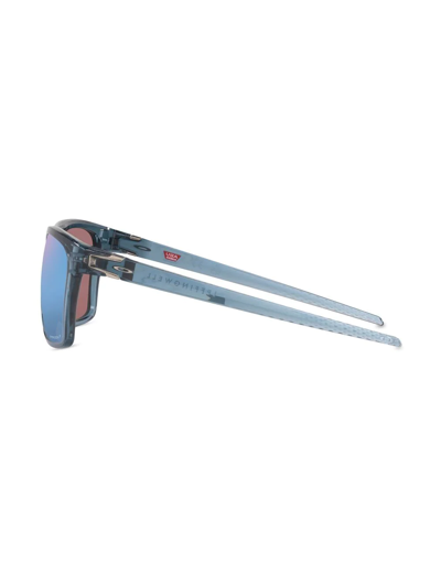 Oakley Leffingwell Oo9100-05 Wayfarer Polarized Sunglasses In Schwarz