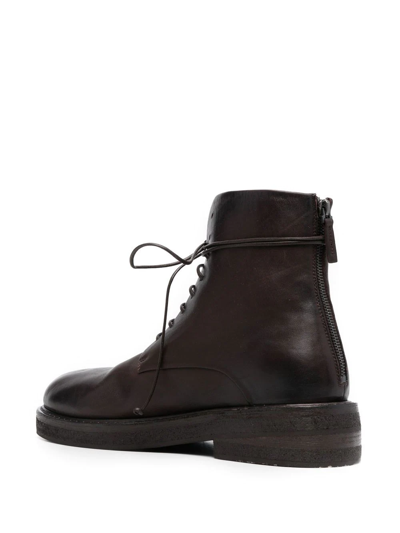 Shop Marsèll Chunky Lace-up Boots In Braun