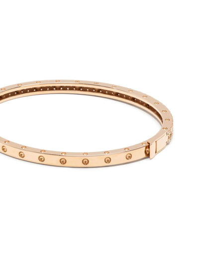 Shop Roberto Coin 18kt Rose Gold Pois Moi Luna Diamond Bracelet In Pink