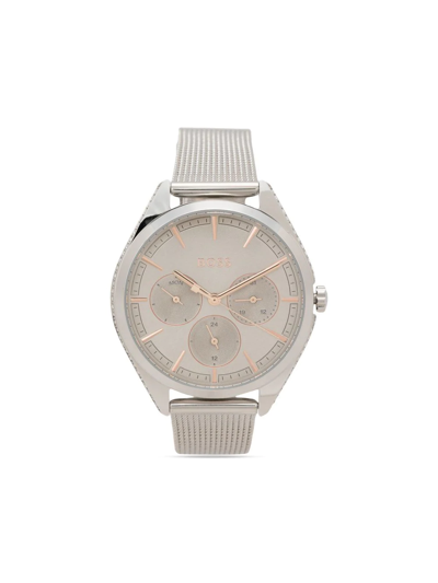 Shop Hugo Boss Saya 36mm In Nude