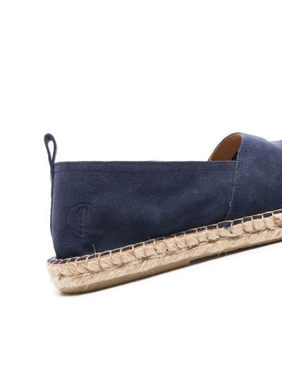 Frescobol Carioca Blue Helio Suede Espadrilles In Blau