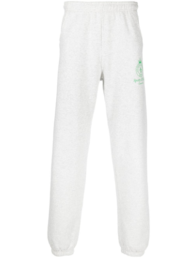 Sporty And Rich Tapered-leg Joggers In Grau