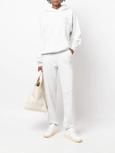 Sporty And Rich Tapered-leg Joggers In Grau