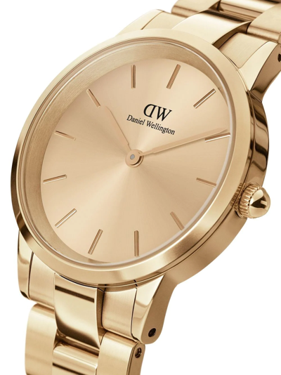 Daniel Wellington Iconic Unitone Bracelet Watch, 28mm In Gold