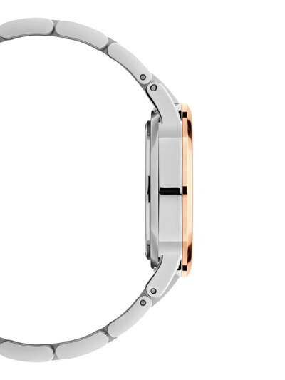 Daniel Wellington Women's Iconic Link Lumine Two-tone Stainless Steel Watch 28mm In Weiss
