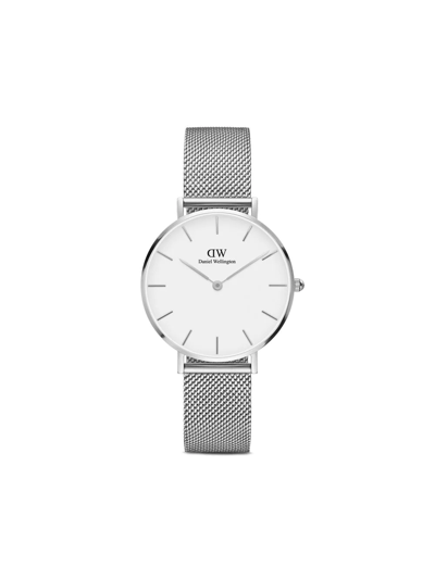 Daniel Wellington Classic Petite Sterling Ladies Watch Dw00100164 In Silver  Tone,white | ModeSens