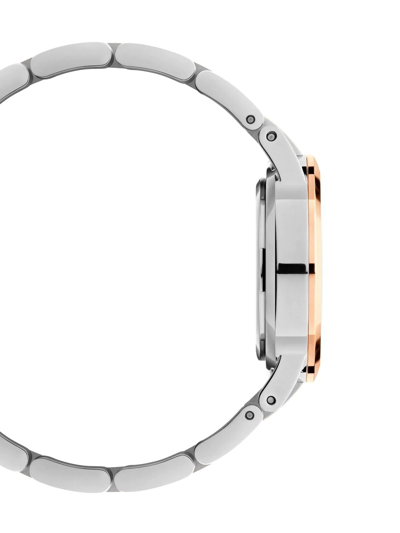 Daniel Wellington Women's Iconic Link Lumine Two-tone Stainless Steel Watch 28mm In Silber