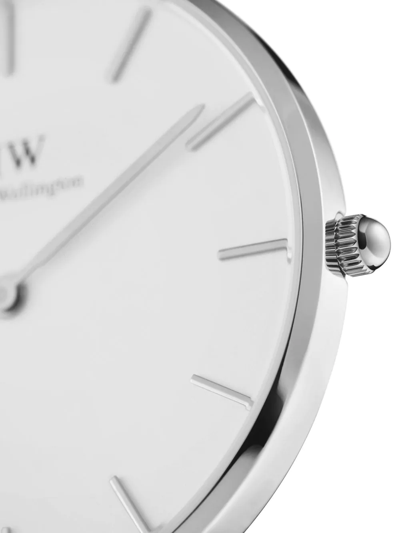 Shop Daniel Wellington Petite Sterling 32mm In Weiss