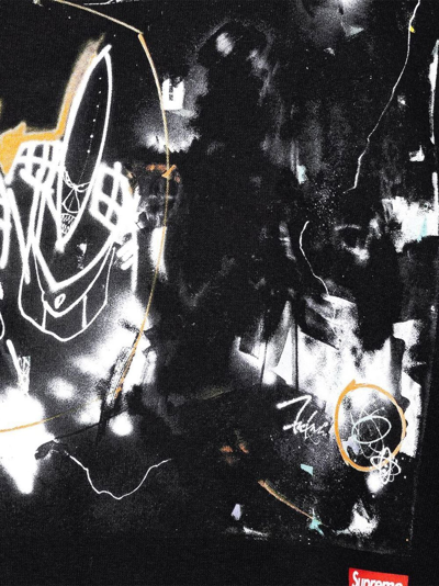 Supreme X Futura 2000 Graphic-print T-shirt In Black