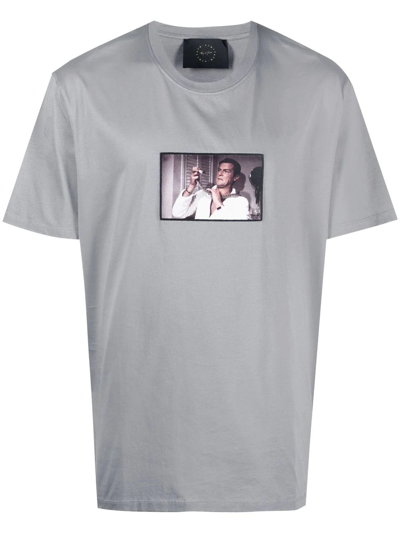 Shop Limitato Photograph-print T-shirt In Grey