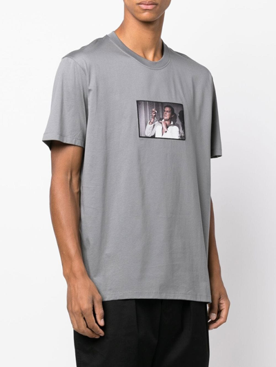 Shop Limitato Photograph-print T-shirt In Grey