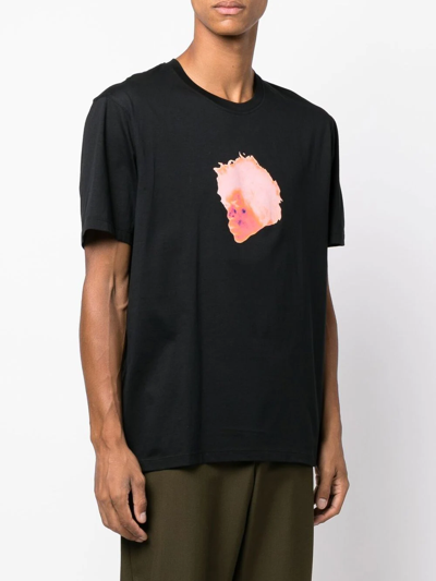 Limitato Graphic-print Short-sleeve T-shirt In Black