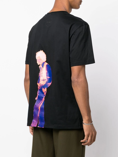 Limitato Graphic-print Short-sleeve T-shirt In Black