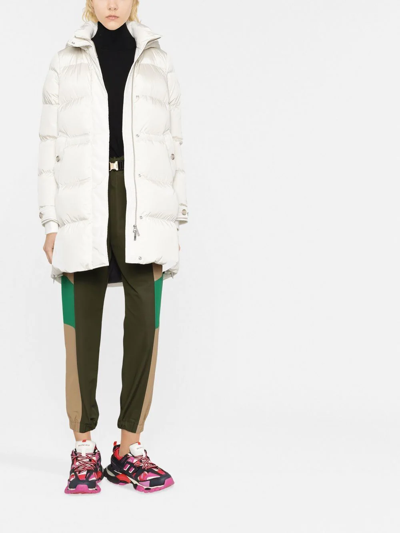 Woolrich Alsea Feather-down Hooded Parka In Nude