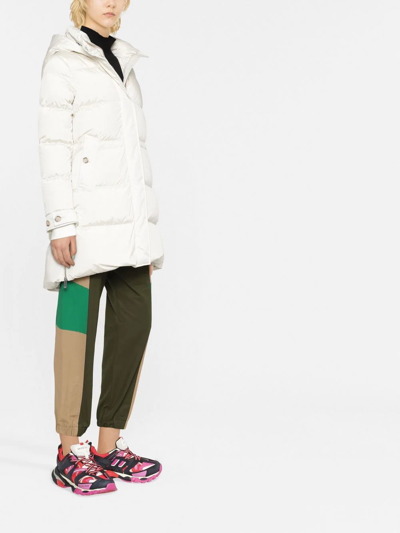 Woolrich Alsea Feather-down Hooded Parka In Nude