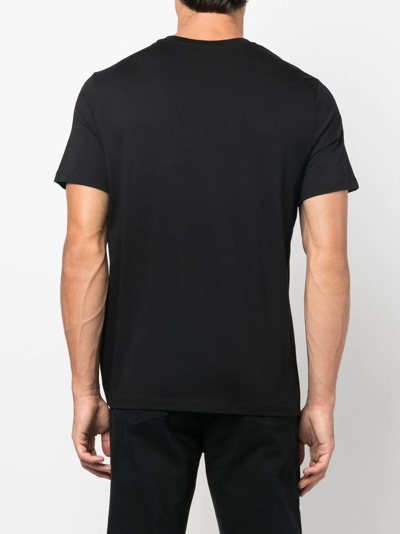 Shop Apc Item Logo-print T-shirt In Schwarz