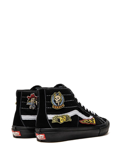 Shop Vans Sk8-hi Decon "elijah Berle" Sneakers In Black