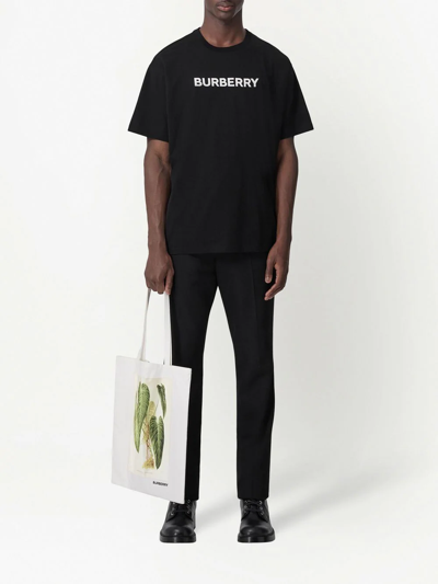 Burberry The  Cotton T-shirt Is The Perfect Compromise Between Luxury And Basic Wear In Black
