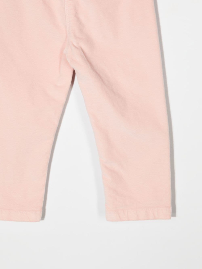 ELASTICATED-WAIST COTTON TROUSERS