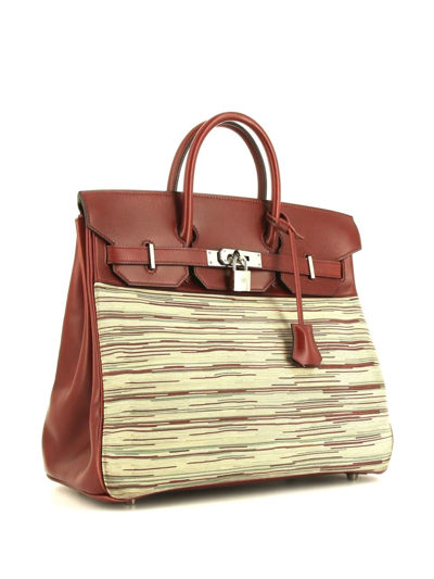 Pre-owned Hermes 2000 Vibrato Haut À Courroies Handbag In 红色