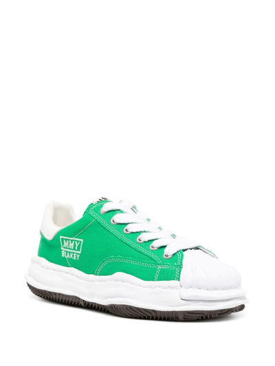 Miharayasuhiro Chunky Rubber-sole Sneakers In Green