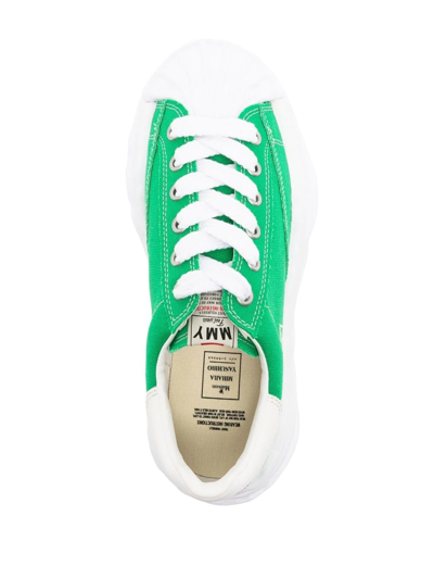 Miharayasuhiro Chunky Rubber-sole Sneakers In Green