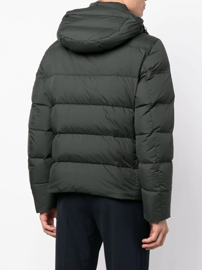 Moorer Quilted-finish Puffer Jacket In 绿色