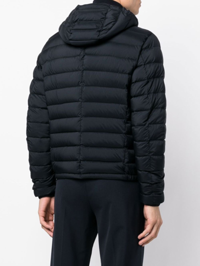 Moorer Quilted-finish Puffer Jacket In 蓝色