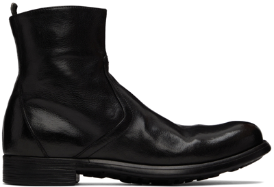 Shop Officine Creative Black Chronicle 009 Boots In Nero