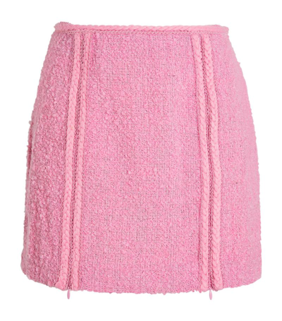 Shop Rotate Birger Christensen Rotate Liana Mini Skirt In Pink