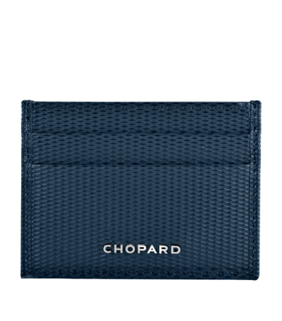 Shop Chopard Classic Racing Card Holder In Blue