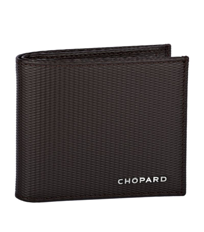 Shop Chopard Mini Classic Racing Bifold Wallet In Brown