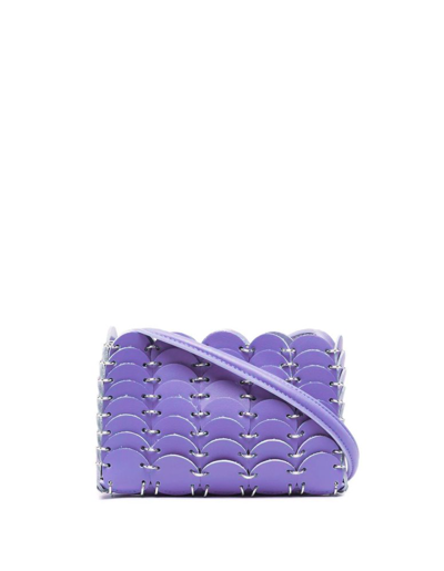 Shop Rabanne Paco  Open Top Mini Shoulder Bag In Purple