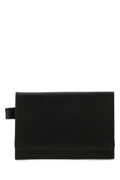 Shop Dries Van Noten Foldover Top Card Holder In Black