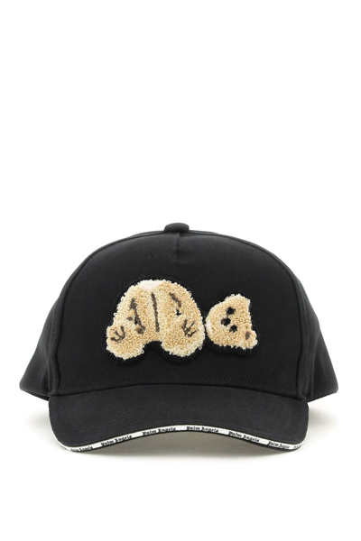 Shop Palm Angels Teddy Bear Baseball Cap In Black