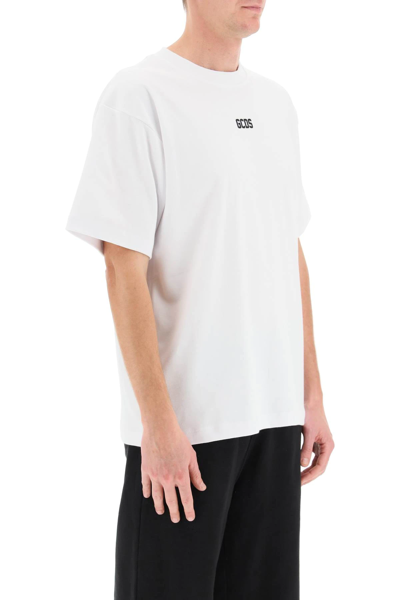 Shop Gcds T-shirt With Logo Patch In White