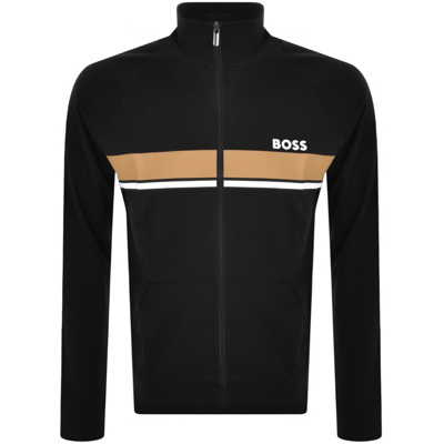 Shop Boss Business Boss Lounge Authentic Full Zip Sweatshirt Black