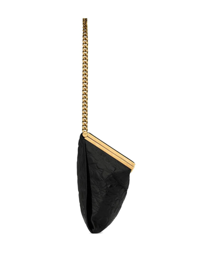 Shop Saint Laurent Medium Fanny Chain Bag In Black