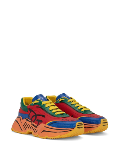 Shop Dolce & Gabbana Daymaster Low-top Sneakers In Multicolour