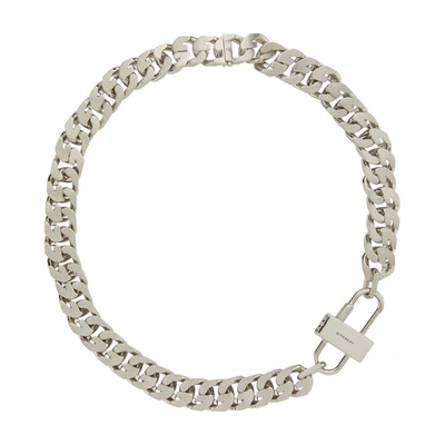 Shop Givenchy G Chain Necklace In Argente