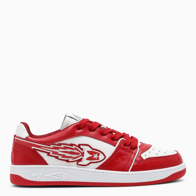 Enterprise Japan Rocket 3d Low-top Leather Sneakers In Red