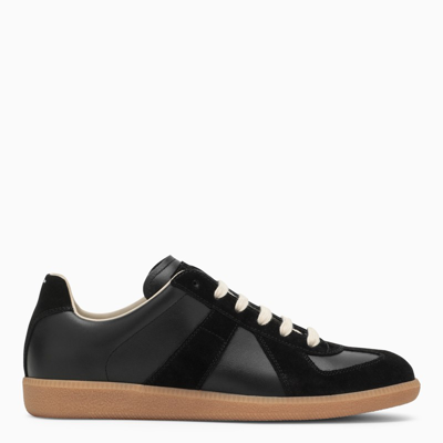 Shop Maison Margiela Black Replica Sneakers