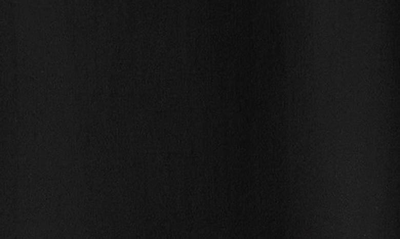Eileen Fisher Silk Georgette Crepe V-neck Top In Black In Black