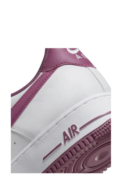 Shop Nike Air Force 1 '07 Sneaker In White/ White/ Bordeaux