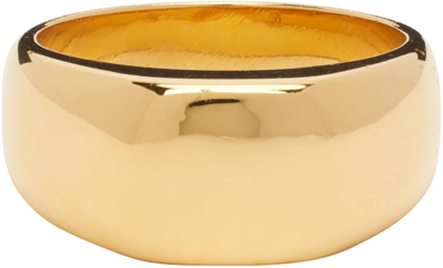 Shop Sophie Buhai Gold Consigliere Ring In 18k Gold Vermeil
